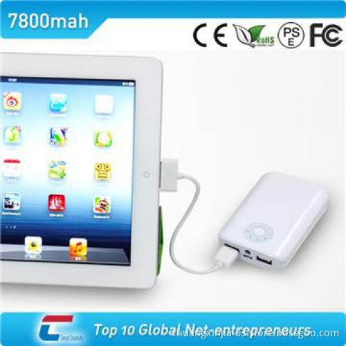 External portable android charger with dual usb output 7800/8400mah